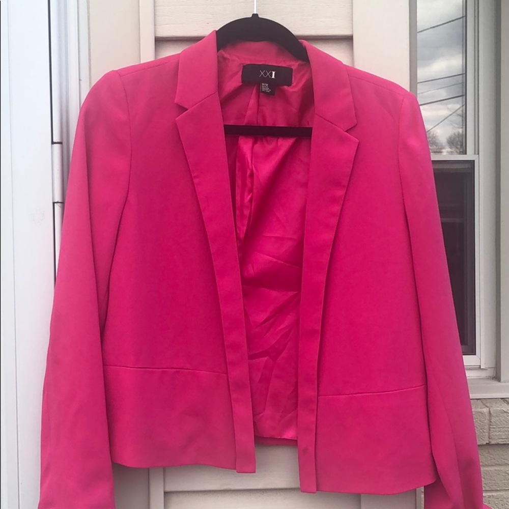Pink blazer